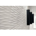 Плитка 3D Wall Solid White Glossy 40x80