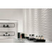 Плитка 3D Wall Solid White Glossy 40x80