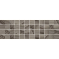 Керамическая плитка Мозаика MM60084 Agat Декор мозаичный кофейный 20х60