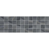 Керамическая плитка Мозаика MM60085 Agat Декор мозаичный серый 20х60