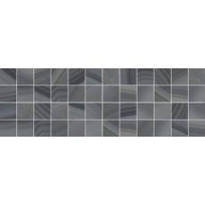 Керамическая плитка Мозаика MM60085 Agat Декор мозаичный серый 20х60