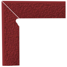 Керамическая плитка Ступени Natural Rosa Duro Цоколь левый (В+А) 30x8.1x1.1