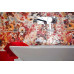 Плитка WITVE004 декор красные цветы (комплект 2шт) 40x60