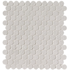 Мозаика fNVQ Milano&Wall Bianco Round Mosaico 29.5x32.5