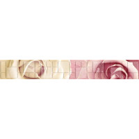 Керамическая плитка Арома бордюр розовыи&#774; (77-05-41-691) 7х50