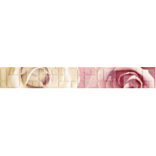 Керамическая плитка Арома бордюр розовыи&#774; (77-05-41-691) 7х50