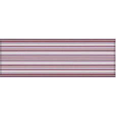 Керамическая плитка Absolut Keramika Aure Decor Orchides Lines Berenjena 15x45
