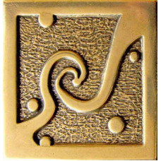 Керамическая плитка Absolut Keramika Moneli Decor Ola Shined Brass 5x5