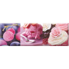 Керамическая плитка Absolut Keramika Monocolor Decor Candy Fruits 06 Декор 10x30