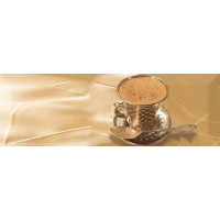 Керамическая плитка Absolut Keramika Monocolor Decor Coffee Gold D