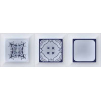 Керамическая плитка Absolut Keramika Monocolor Decor Cube Cobalto