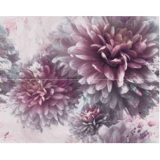 Керамическая плитка Alcor Lugano Decor Floral Lugano 2pz Lila 40x50