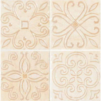 Керамическая плитка Alta Ceramica Castelli Декор Decoro arazzo 4 soggetti Corte 10x10