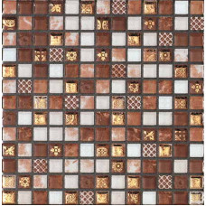 Керамическая плитка Ape Ceramica Moon Mosaica MOON GOLD ROSA 20x20 (1.5x1.5)