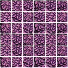 Керамическая плитка Architeza Chameleon Сhameleon Violet Bottom стеклянная мозаика 48X48X8mm на сетке