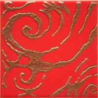 Керамическая плитка Atem Streza STREZA VERSUS Декор красный К 10x10