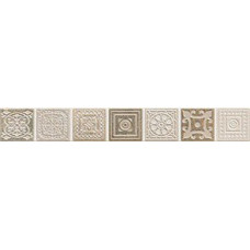 Керамическая плитка Atlantic Tiles Sandstone Listelo Sandstone Lux Pearl 4x29.5