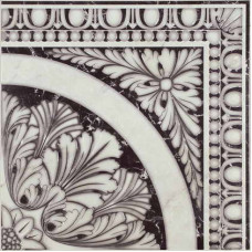 Керамическая плитка Azulejera Alcorense Carrara Roseton Hermes-Carrara (комплект 4 шт.)