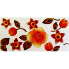 Azulejos Alcor SL FIRENZE 20x40 Decor Flora Orange