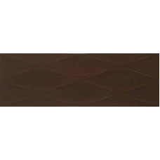 Керамическая плитка Azulejos Alcor SL Geneve Geneve Relive Brown R820 настенная 25x75