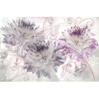 Керамическая плитка Azuliber Gloss Infinity Conjunto Infinity Crisantemos 2x20x60