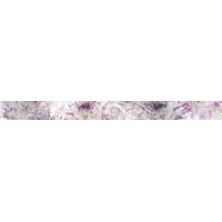 Керамическая плитка Azuliber Gloss Infinity Listello Infinity Crisantemos 5.5x60