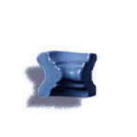 Керамическая плитка Brennero Blooming Profilo Blu Angolo Interno 2.5x2.5