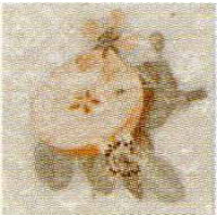 Керамическая плитка Capri Ceramiche Liberty Inserto Reinette S/3 10x10 (половина яблока) натуральный