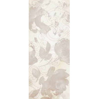 Керамическая плитка Capri Ceramiche Royal onyx Inserto Bloom bianco Декор 30.5x72.5
