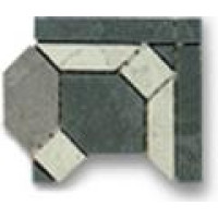 Керамическая плитка Casalgrande Padana Ardesia 9171607 Angolo C (Grigio. Bianco. Verde) 15x15