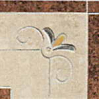 Керамическая плитка Casalgrande Padana Marte Angolo Floreale Botticino (Botticino. Madras Pink) 15x15