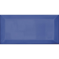 Керамическая плитка Ceranosa Plaqueta Plaqueta Biselado Azul Mar Brillo настенная 10х20