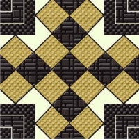 Керамическая плитка Cersanit Granilia Granilia Декор напольный коричневый (GN6G452) 11х11
