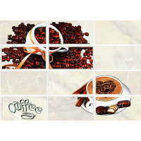 Керамическая плитка Cersanit Latte Latte Декор светло-бежевый Coffe 2 (LT2M302) 25x35