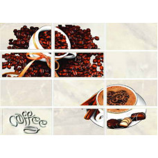 Cersanit Latte Latte Декор светло-бежевый Coffe 2 (LT2M302) 25x35
