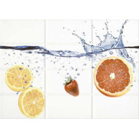 Керамическая плитка Cersanit Mono Mono Декор светло-бежевый апельсины (MY2M304D) 25x35