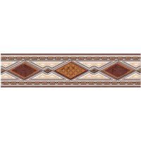 Керамическая плитка Cersanit Tokio Tokio Бордюр коричневый (TK1C191) 6x25