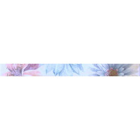 Керамическая плитка Cifre Soul Cenefa Soul Flower Azul 4.5x50