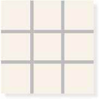 Керамическая плитка Cinca Mosaicos Мозаика 201 (2.5x2.5x0.35) White (35.2x35.2) на бумажной основе