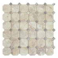 Керамическая плитка Cisa Royal Marble 0170109 Мозаика миндаль полированная восьмиугольная