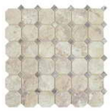 Керамическая плитка Cisa Royal Marble 0170109 Мозаика миндаль полированная восьмиугольная