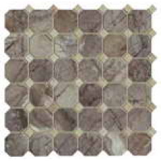 Cisa Royal Marble 0170149 Мозаика серая полированная восьмиугольная