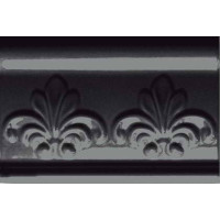 Керамическая плитка Cobsa Romantic Бордюр EDGING 1 BLACK 10x15