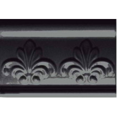 Керамическая плитка Cobsa Romantic Бордюр EDGING 1 BLACK 10x15