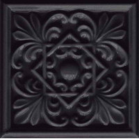 Керамическая плитка Cobsa Romantic Декор CLASSIC 1 DECOR BLACK 15x15