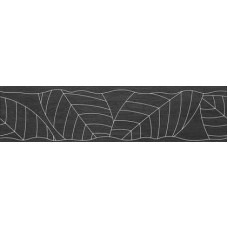 Керамическая плитка Durstone Hamptons Декор LEAF BLACK 100x24.8