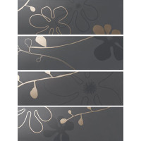 Керамическая плитка Edilgres Sirio Bloom Black fiori mix/4 - 721789