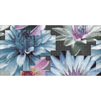 Керамическая плитка Fanal Mosaico Decor mosaico blanco flor-1 25x50