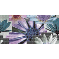 Керамическая плитка Fanal Mosaico Decor mosaico blanco flor-2 25x50