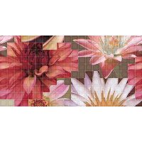Керамическая плитка Fanal Mosaico Decor mosaico crema flor-1 25x50